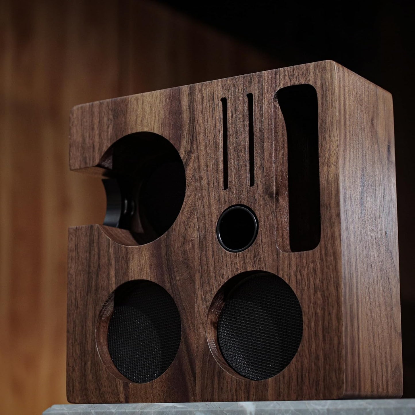 KNODOS Walnut Tamper Station - 54mm / 58mm - Sigma Coffee UK
