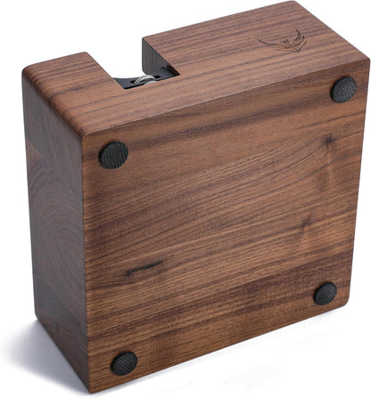 KNODOS Walnut Tamper Station - 54mm / 58mm - Sigma Coffee UK