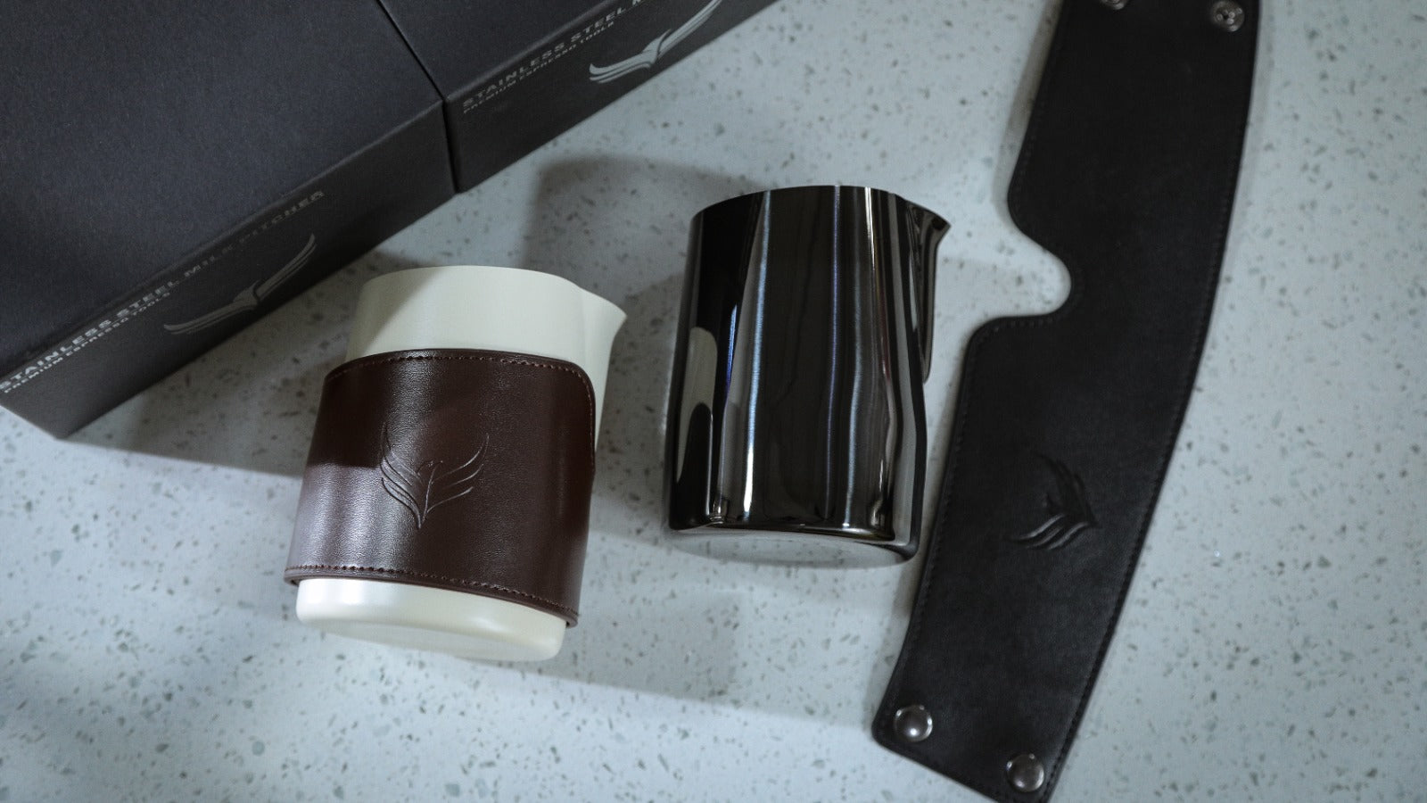 Knodos Milk Pitcher, Handleless (400ml, 14oz) - Sigma Coffee UK